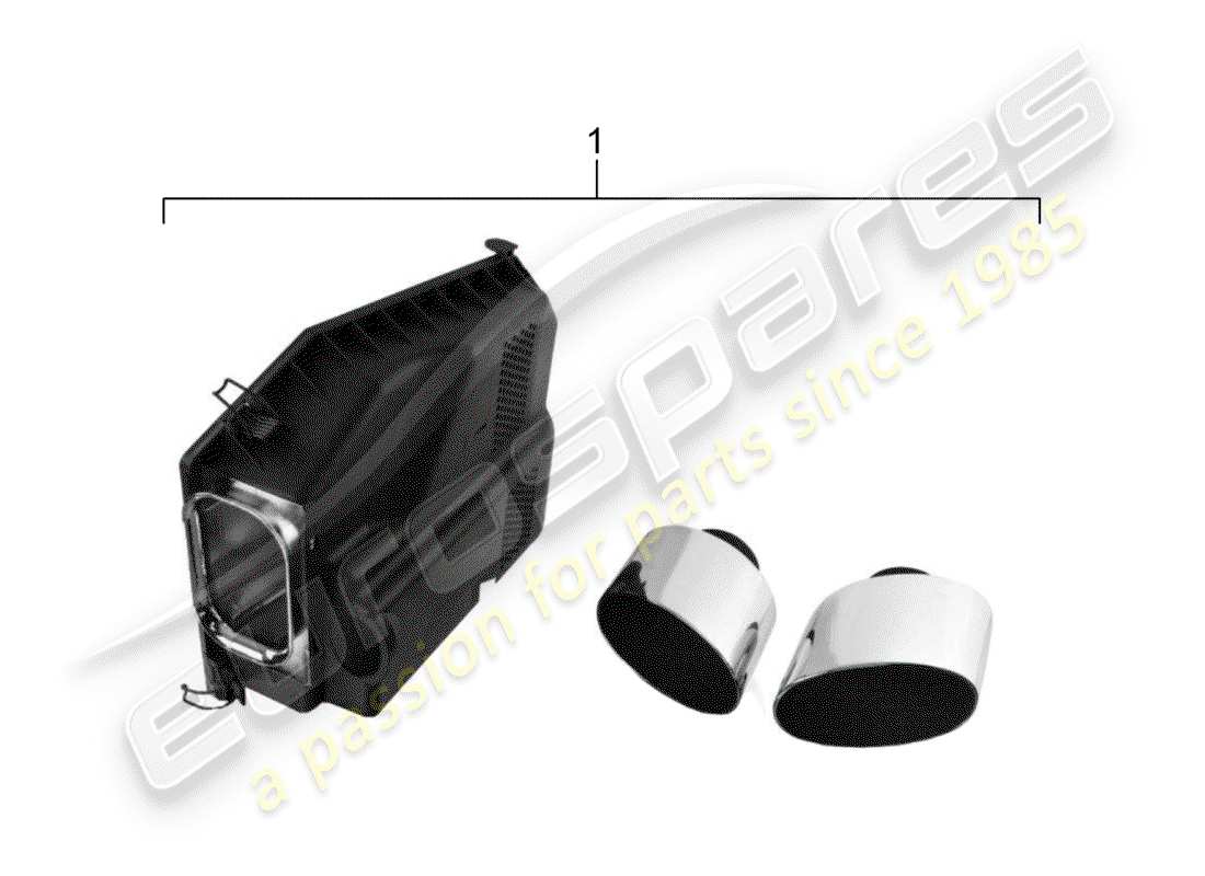 Porsche Classic accessories (1965) EXH.OPTIC SOUND PACKAGE - - D - MJ 1994>> - MJ 1998 Part Diagram