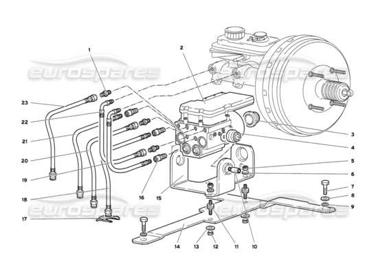 a part diagram from the Lamborghini Diablo 6.0 (2001) parts catalogue