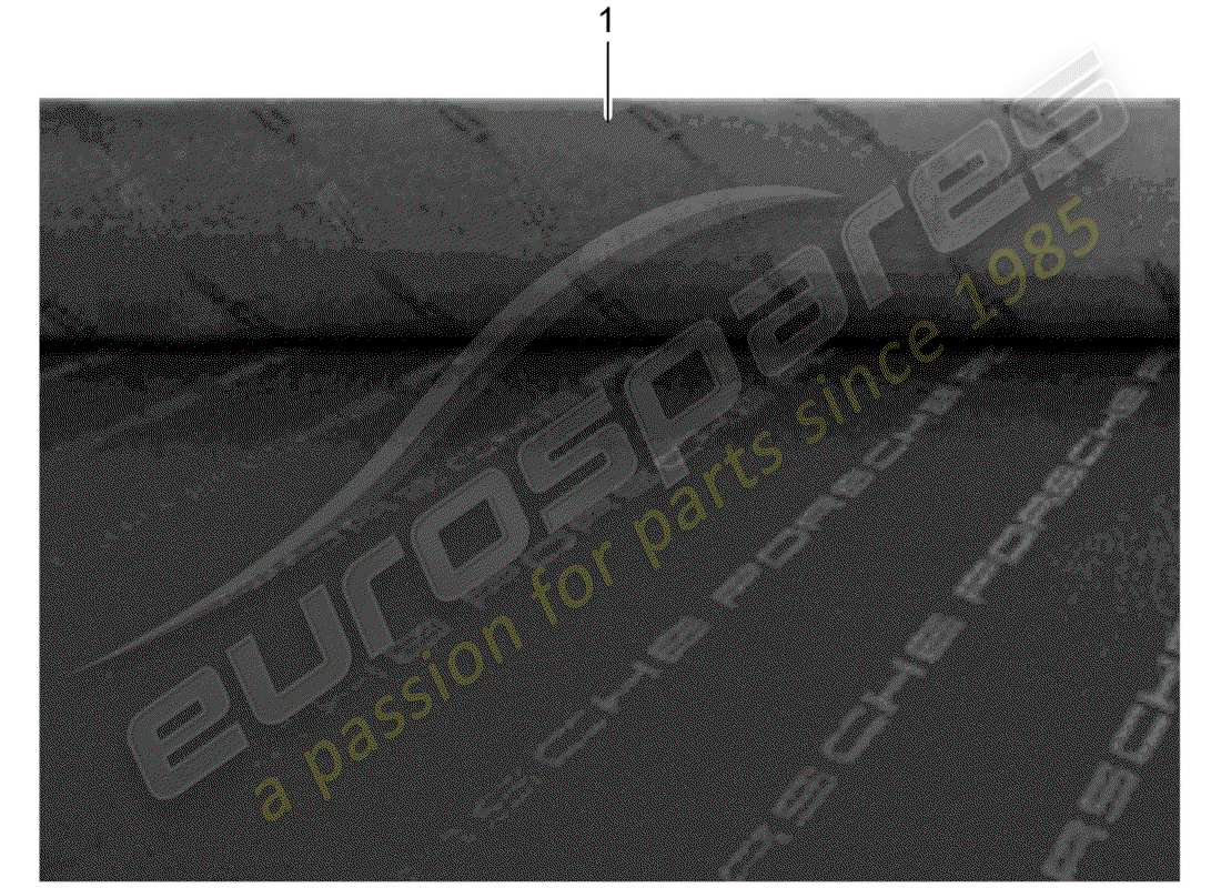 Porsche Classic accessories (1999) FRONT SEAT - SINGLE PARTS - CLOTH Part Diagram