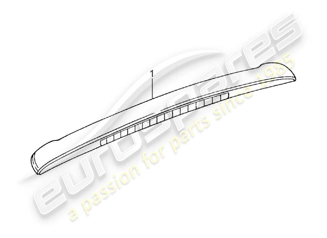 Porsche Classic accessories (2010) ROOF COVER MOULDING Part Diagram