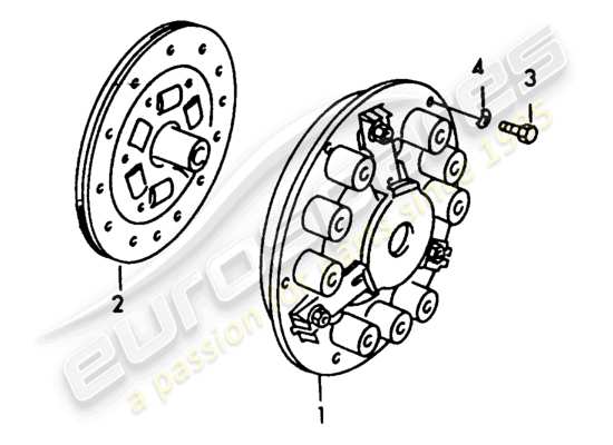 a part diagram from the Porsche 356/356A (1951) parts catalogue