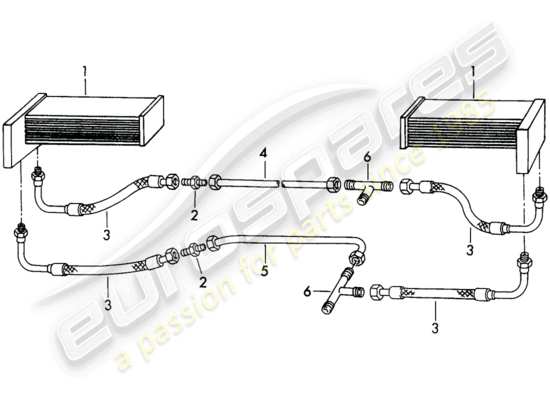 a part diagram from the Porsche 356/356A (1952) parts catalogue