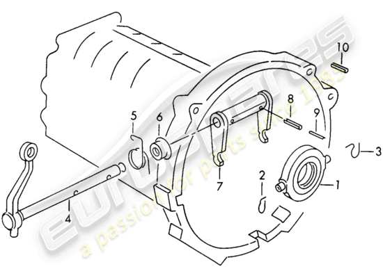 a part diagram from the Porsche 356/356A (1955) parts catalogue