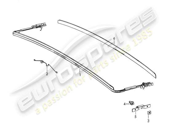 a part diagram from the Porsche 356B/356C parts catalogue