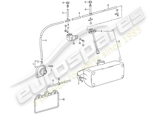 a part diagram from the Porsche 356B/356C parts catalogue