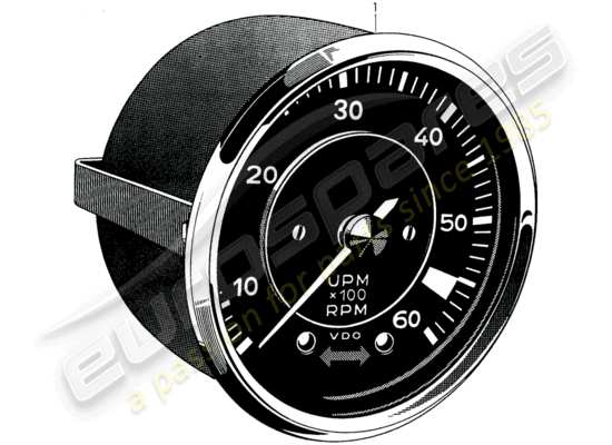 a part diagram from the Porsche 356B/356C parts catalogue