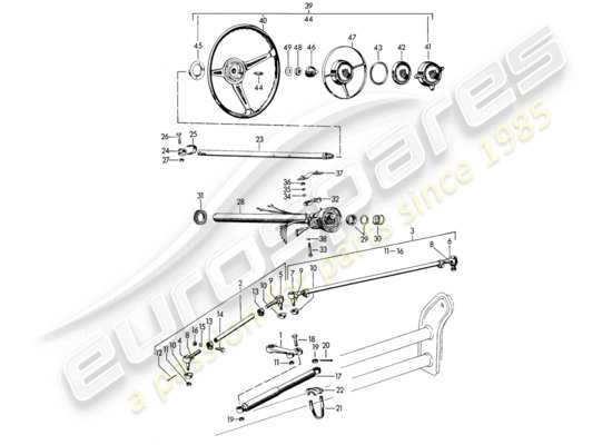 a part diagram from the Porsche 356B/356C parts catalogue