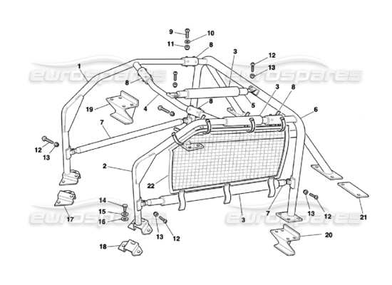 a part diagram from the Ferrari 355 parts catalogue