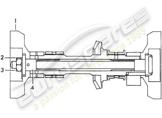 a part diagram from the Porsche 356B/356C parts catalogue