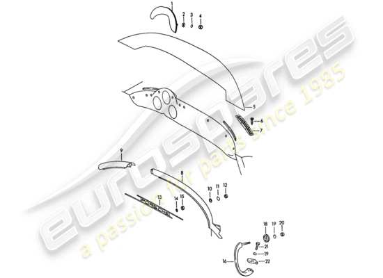 a part diagram from the Porsche 356B/356C parts catalogue