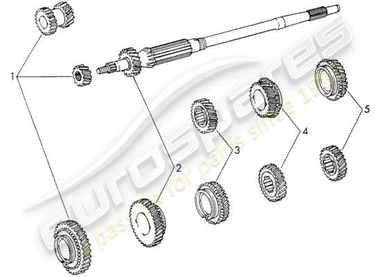 a part diagram from the Porsche 911 parts catalogue