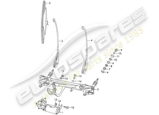 a part diagram from the Porsche 911 parts catalogue