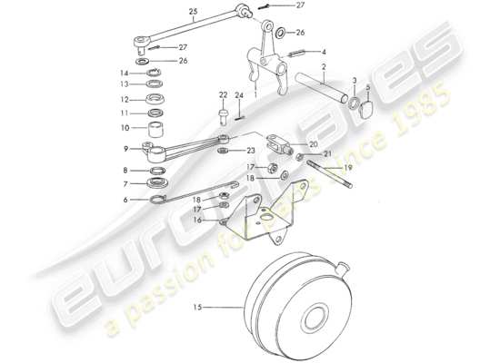 a part diagram from the Porsche 911 parts catalogue