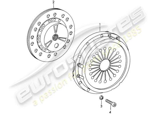 a part diagram from the Porsche 911 parts catalogue