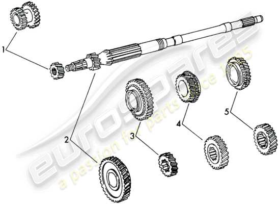 a part diagram from the Porsche 911 (1973) parts catalogue