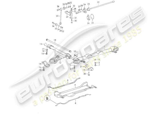 a part diagram from the Porsche 911 parts catalogue