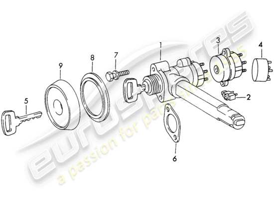 a part diagram from the Porsche 911 parts catalogue