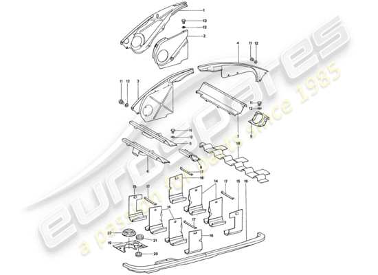 a part diagram from the Porsche 911 parts catalogue