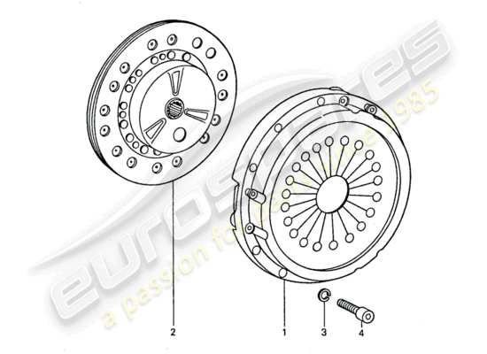 a part diagram from the Porsche 911 parts catalogue