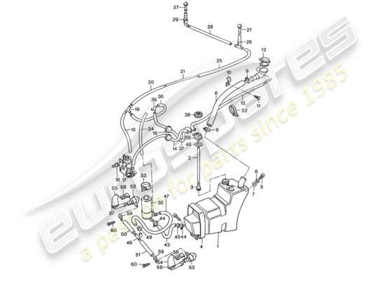 a part diagram from the Porsche 911 parts catalogue