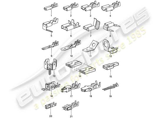 a part diagram from the Porsche 911 (1974) parts catalogue