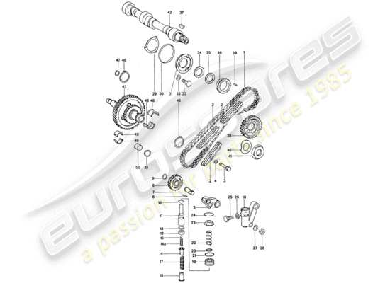 a part diagram from the Porsche 911 parts catalogue