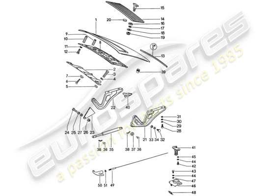 a part diagram from the Porsche 911 parts catalogue