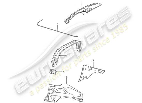 a part diagram from the Porsche 911 parts catalogue