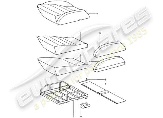 a part diagram from the Porsche 911 parts catalogue