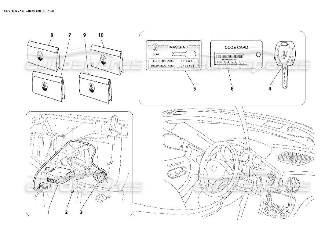 Part diagram containing part number 980001813