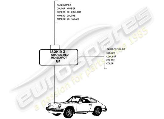 a part diagram from the Porsche 911 (1978) parts catalogue