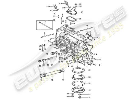 a part diagram from the Porsche 911 (1978) parts catalogue