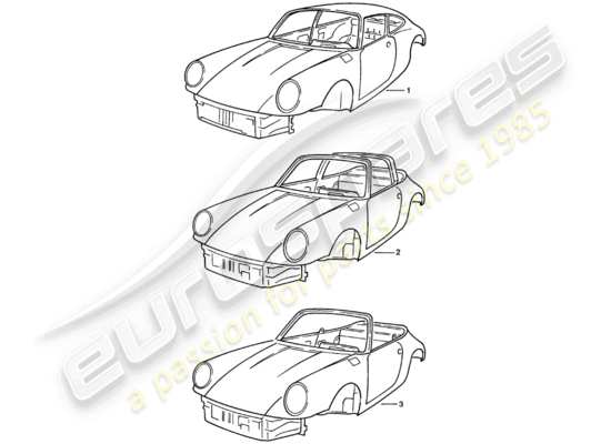 a part diagram from the Porsche 911 (1978) parts catalogue