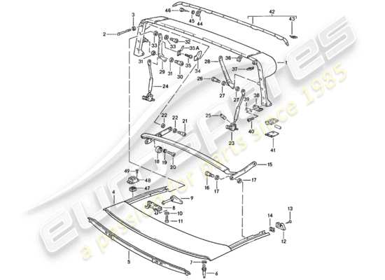 a part diagram from the Porsche 911 parts catalogue