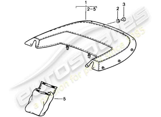 a part diagram from the Porsche 911 (1978) parts catalogue