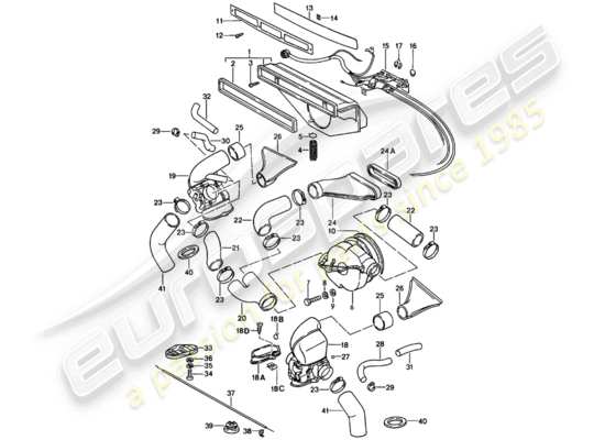 a part diagram from the Porsche 911 (1978) parts catalogue