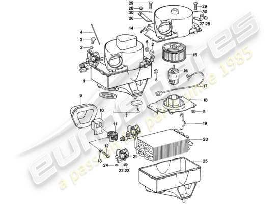 a part diagram from the Porsche 911 (1978) parts catalogue