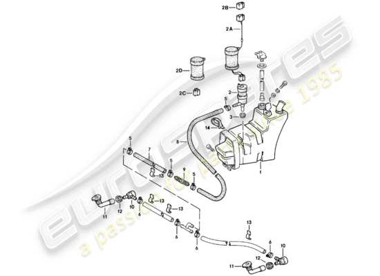 a part diagram from the Porsche 911 parts catalogue