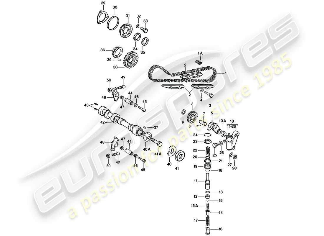 Porsche 911 (1979) VALVE CONTROL Part Diagram