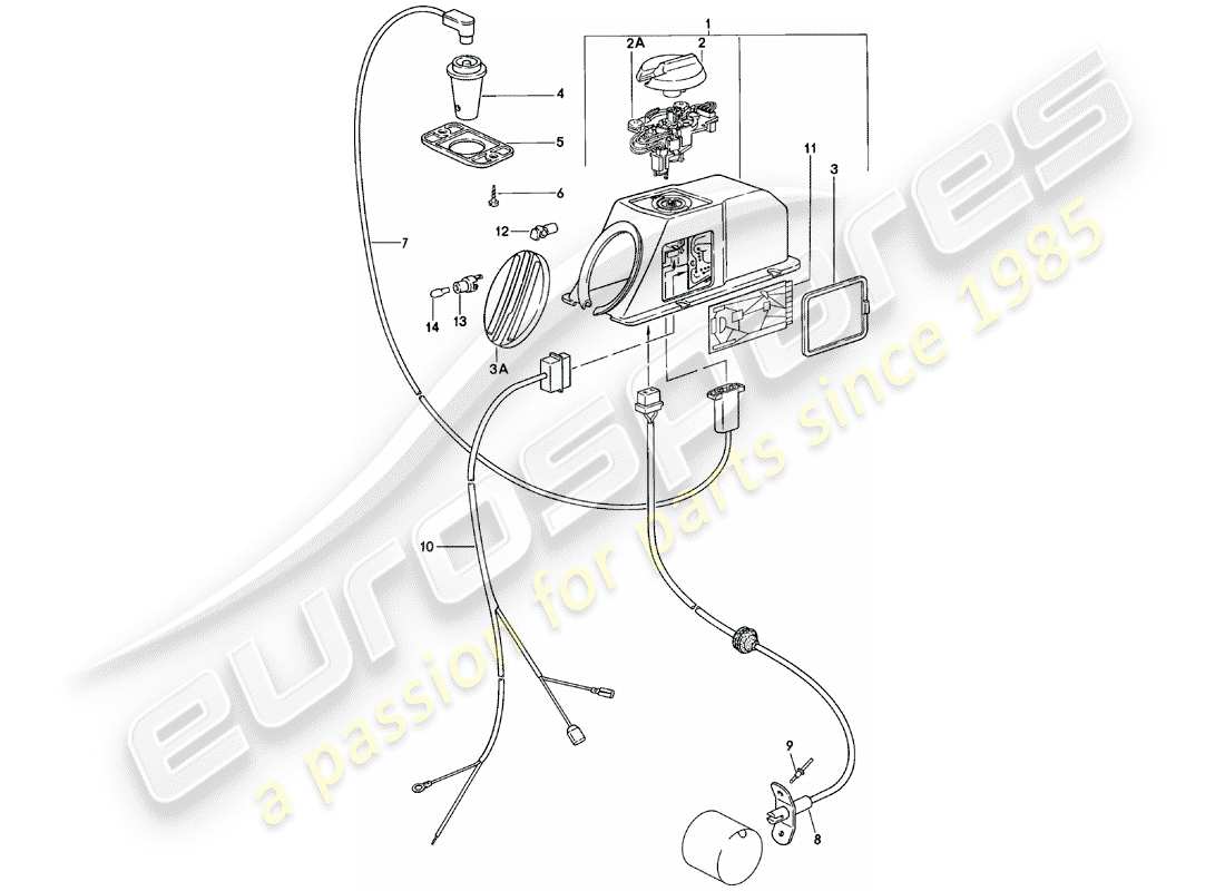 Porsche 911 (1979) HEATER - AUTOMATIC Part Diagram