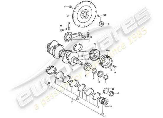 a part diagram from the Porsche 911 parts catalogue