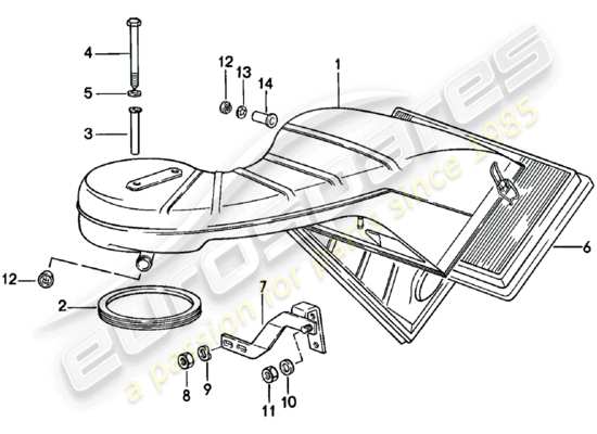 a part diagram from the Porsche 911 (1979) parts catalogue