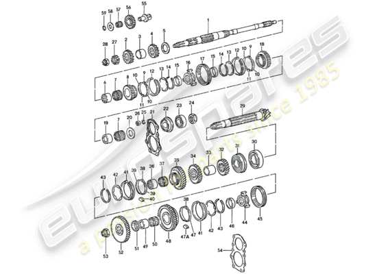 a part diagram from the Porsche 911 (1979) parts catalogue