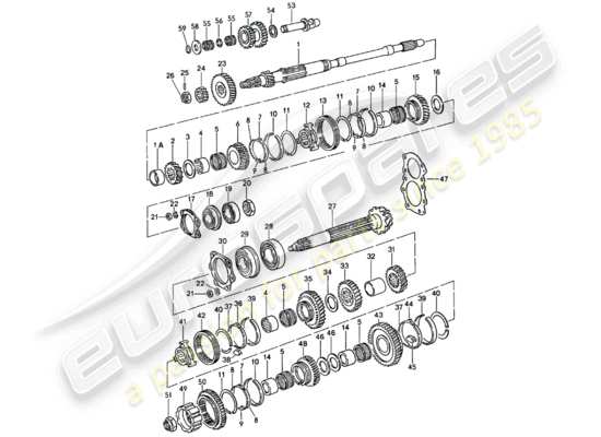 a part diagram from the Porsche 911 (1979) parts catalogue