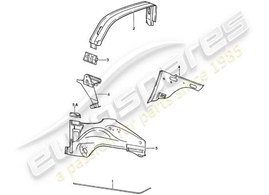 a part diagram from the Porsche 911 parts catalogue