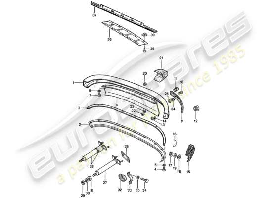 a part diagram from the Porsche 911 parts catalogue