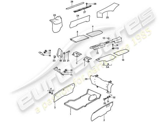 a part diagram from the Porsche 911 parts catalogue