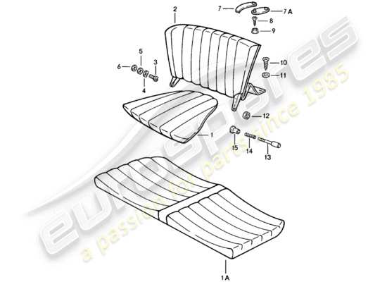 a part diagram from the Porsche 911 parts catalogue