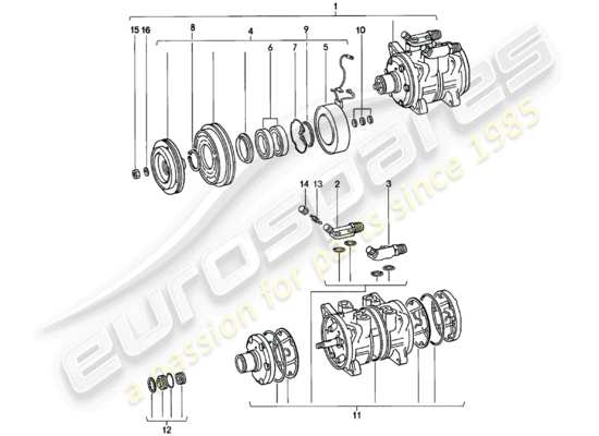 a part diagram from the Porsche 911 (1979) parts catalogue