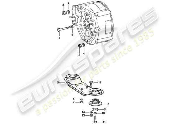 a part diagram from the Porsche 911 parts catalogue